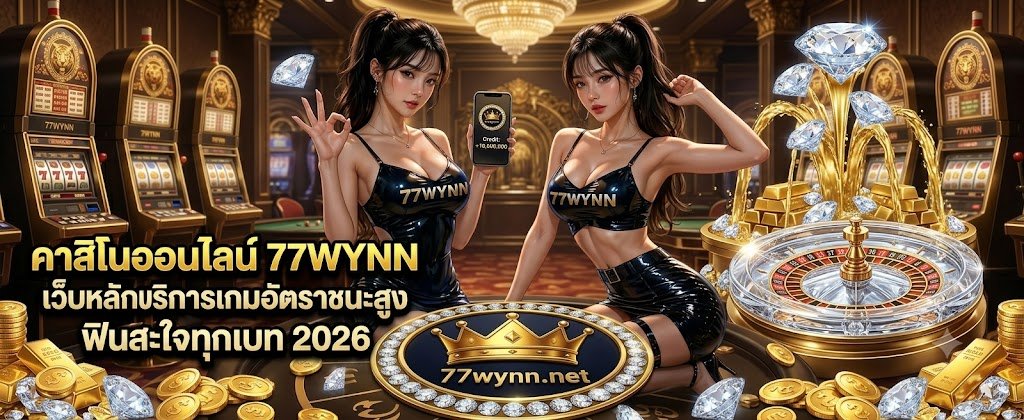 77WYNN main online casino web featuring high win rate games and high value bets for 2026